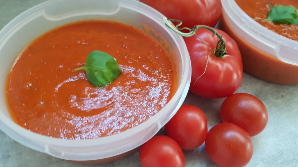 Tomatensauce aus gerösteten Tomaten, Gartenzeitung.com